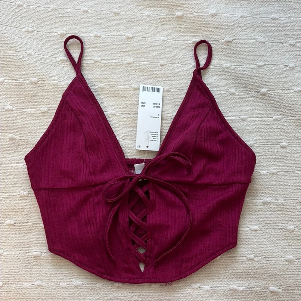 Urban lace up tank - Picture 1 of 5